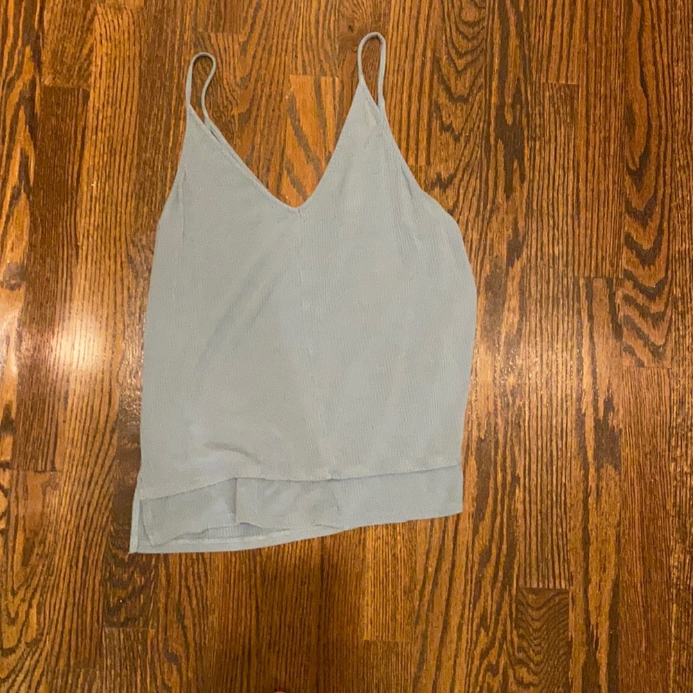 Gentle Fawn Blue ribbed tank top